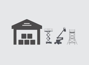 Icons to depict onsite IPAF & PASMA training at workplaces